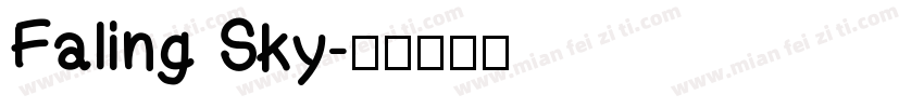 Faling Sky字体转换